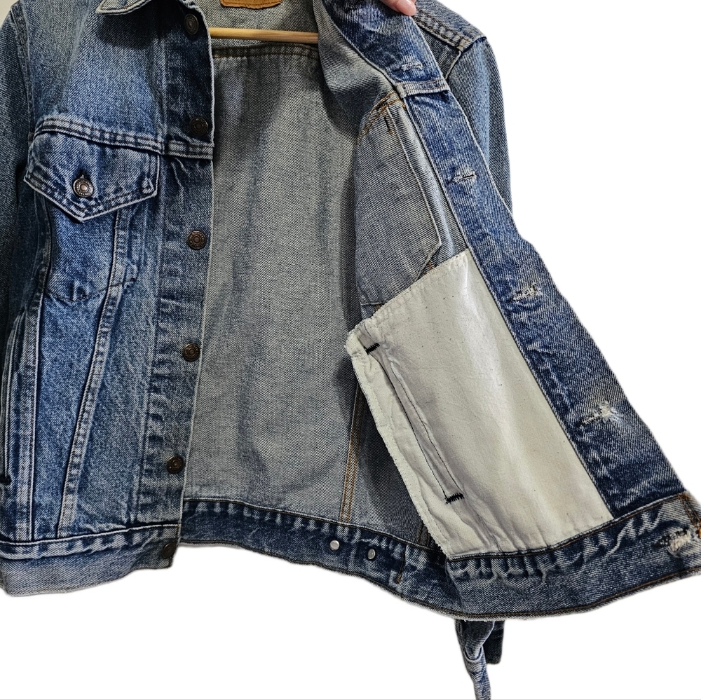 Levi's denim jean jacket vintage 80s - Picture 8 of 15